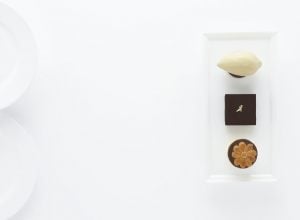 Déclinaison chocolat et poire par Alain Ducasse