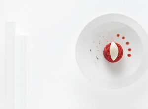 Fraise à la fraise, sablé breton par Alain Ducasse