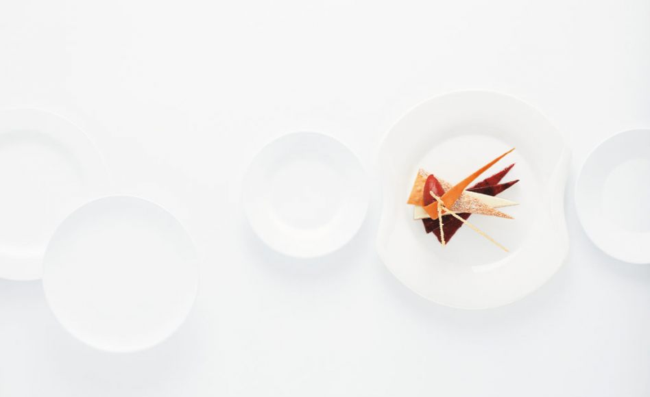 Délice de fruits rouges au chocolat blanc par Alain Ducasse