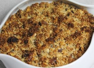 Banane et « granola » croustillant